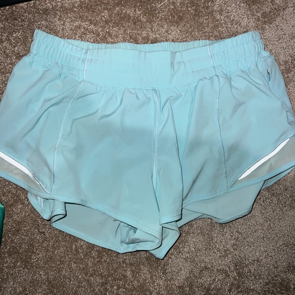 Women's Lululemon Light Blue Athletic Shorts